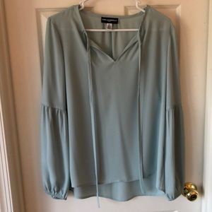 Light blue blouse